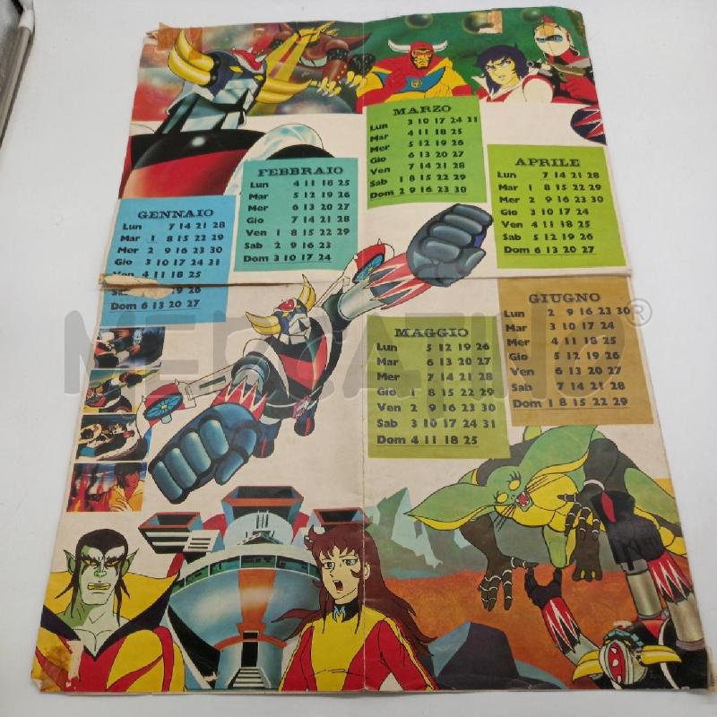 CALENDARIO POSTER SUPER GOLDRAKE 1980 | Mercatino dell'Usato Sandigliano 2