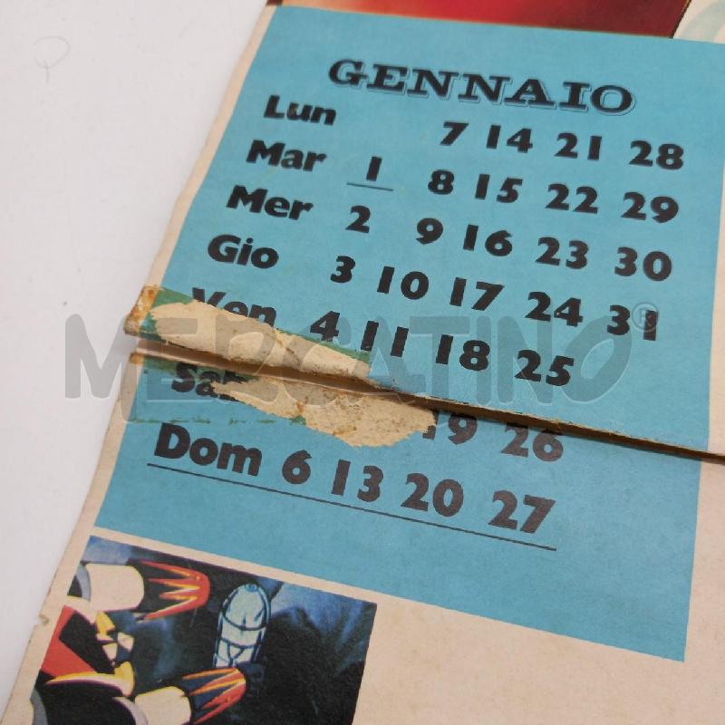 CALENDARIO POSTER SUPER GOLDRAKE 1980 | Mercatino dell'Usato Sandigliano 3
