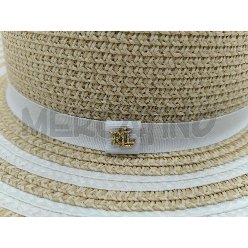 CAPPELLO D.RALPH LAUREN BEIGE BIANCO | Mercatino dell'Usato Sandigliano 3