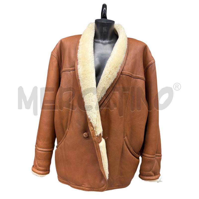 CAPPOTTO D.48 SHEARLING CONBIPEL MARRONE | Mercatino dell'Usato Sandigliano 1