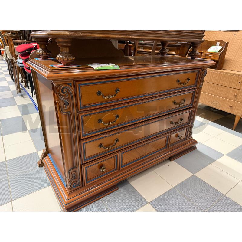 CASSETTIERA LEGNO CON SPECCHIO  | Mercatino dell'Usato Sandigliano 1