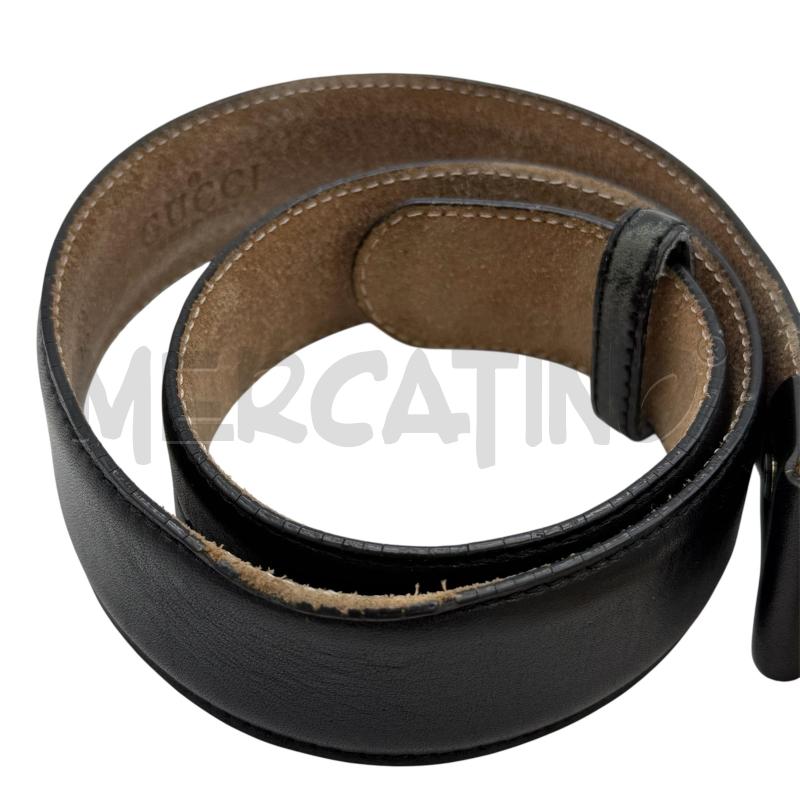 CINTURA GUCCI CON LOGO DORATO | Mercatino dell'Usato Sandigliano 3