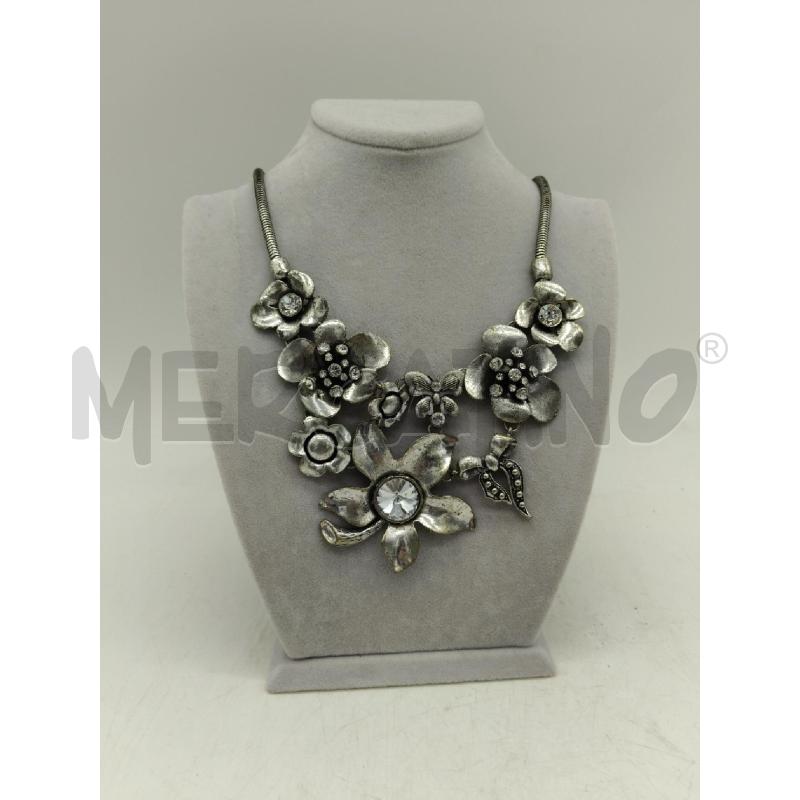 COLLANA BOCCADAMO VINTEGE FIORI CON STRASS | Mercatino dell'Usato Sandigliano 1