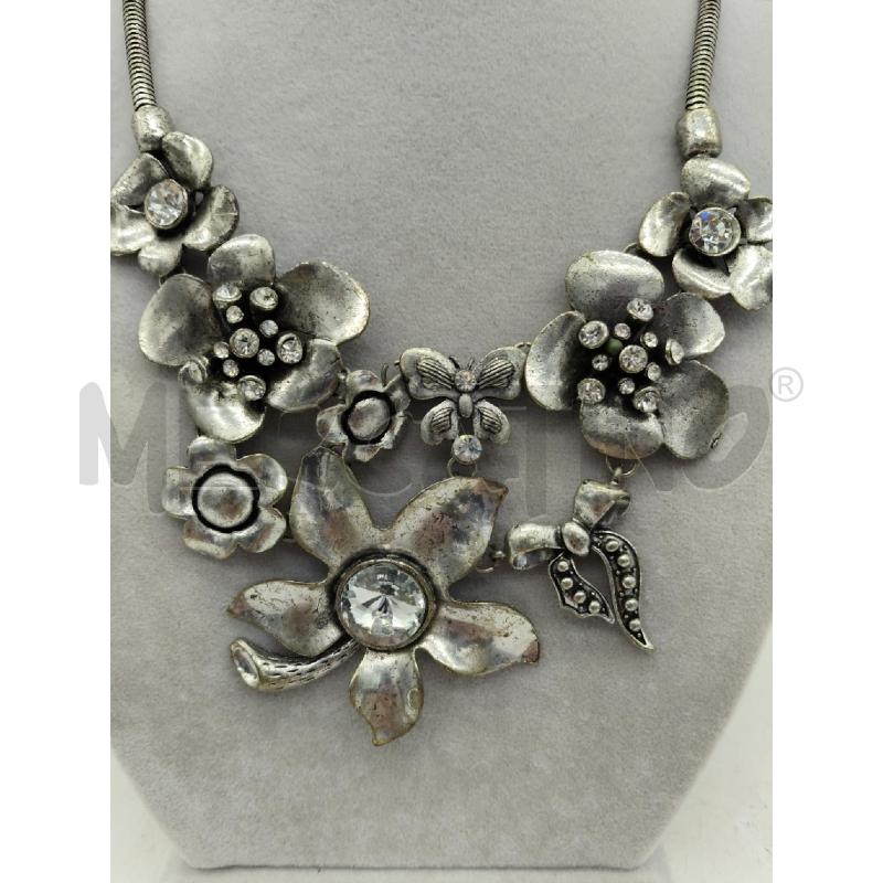COLLANA BOCCADAMO VINTEGE FIORI CON STRASS | Mercatino dell'Usato Sandigliano 2