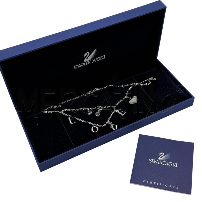 COLLANA SWAROVSKI COND CENTRALE PEND ROSA | Mercatino dell'Usato Sandigliano 1