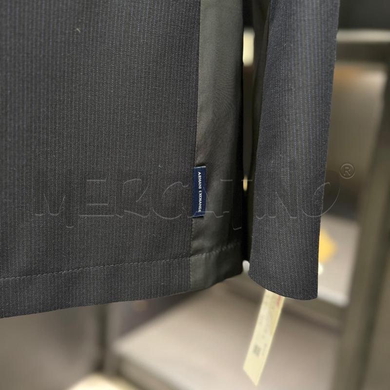 COMPLETO U.S ARMANI EXCHANGE BLU CON INSERTI RASO NERO | Mercatino dell'Usato Sandigliano 3