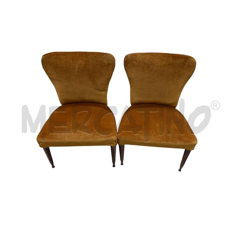 COPPIA POLTRONCINE MODERNARIATO ANNI 50-60 VERDI | Mercatino dell'Usato Sandigliano 1