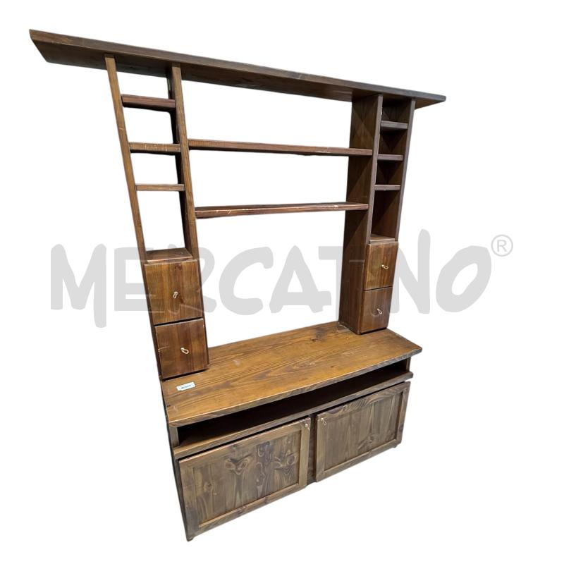 CREDENZA LEGNO MASS 4 CASS | Mercatino dell'Usato Sandigliano 1