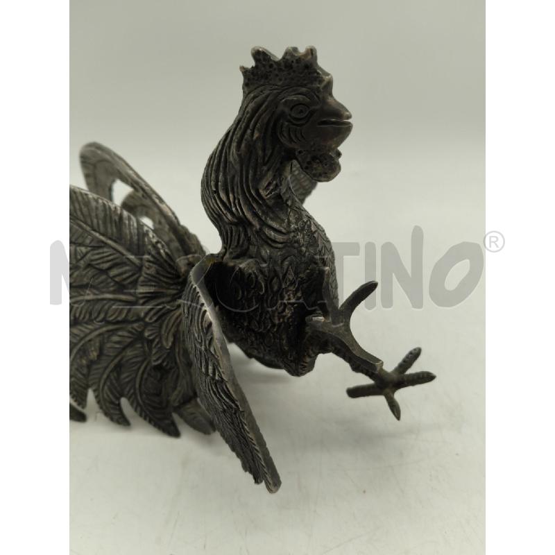 GALLO DA COMBATTIMENTO METALLO ANNI 70 | Mercatino dell'Usato Sandigliano 5