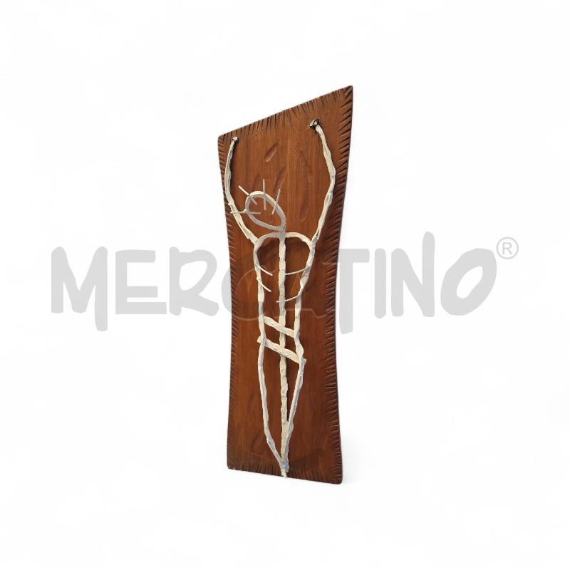GESU HAND MADE FERRO SU BASE LEGNO | Mercatino dell'Usato Sandigliano 1