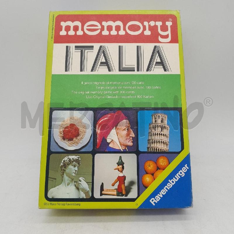 GIOCO IN SCATOLA MEMORY VINTAGE ITALIA  | Mercatino dell'Usato Sandigliano 1