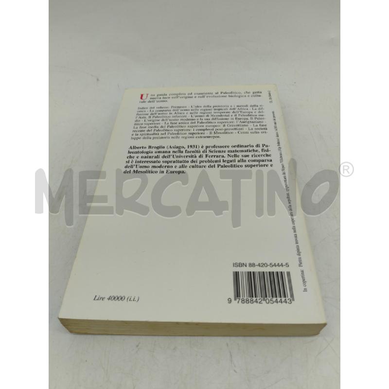 L. BROGLIO INTRODUZIONE AL PALEOLITICO | Mercatino dell'Usato Sandigliano 2