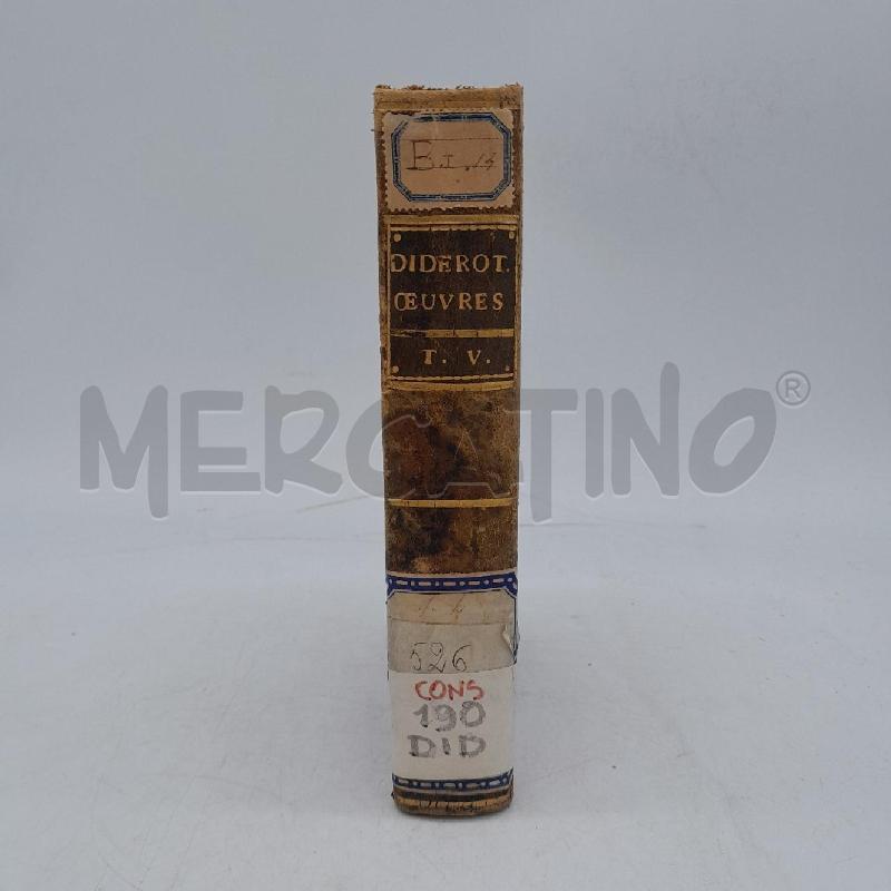 L. COLLECTION COMPLETE DES OEUVRES PHILOSOPHIQUES 1772  | Mercatino dell'Usato Sandigliano 5