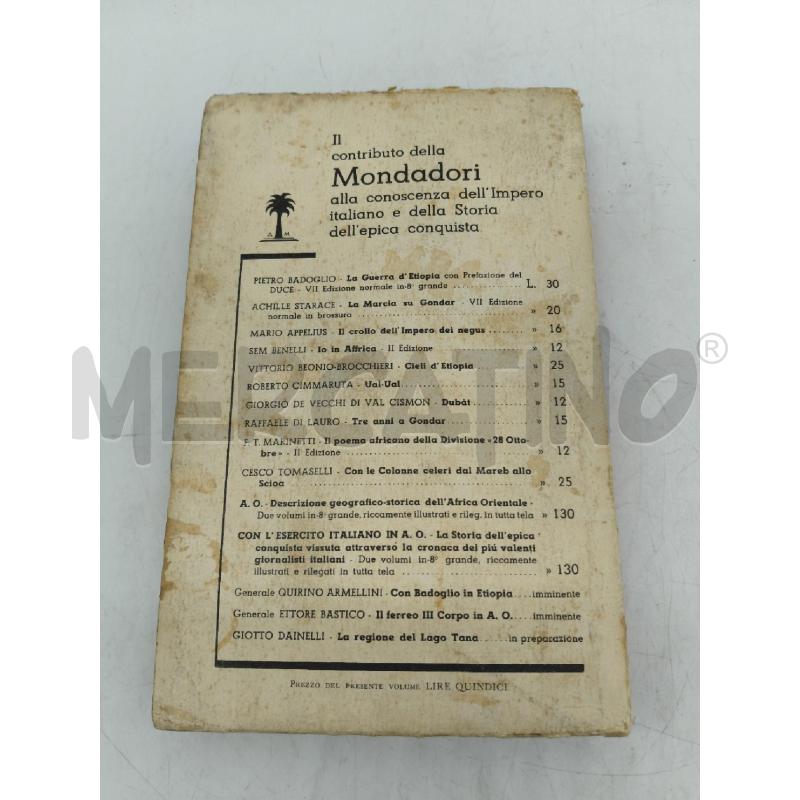 L. LA GUERRA D'ETIOPIA BADOGLIO EDIZIONE 1937 | Mercatino dell'Usato Sandigliano 2