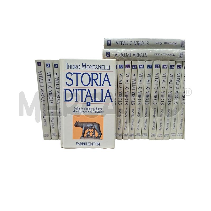 L. STORIA D'ITALIA MONTANELLI 50 VOLUMI | Mercatino dell'Usato Sandigliano 1