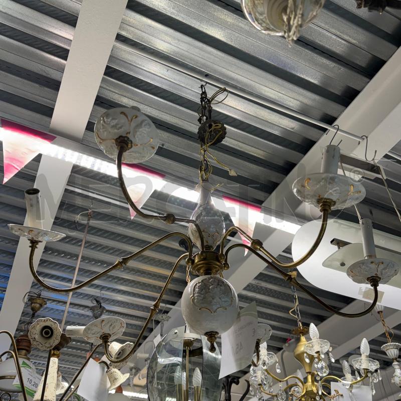 LAMPADARIO CER BIANCA PUTTI | Mercatino dell'Usato Sandigliano 1