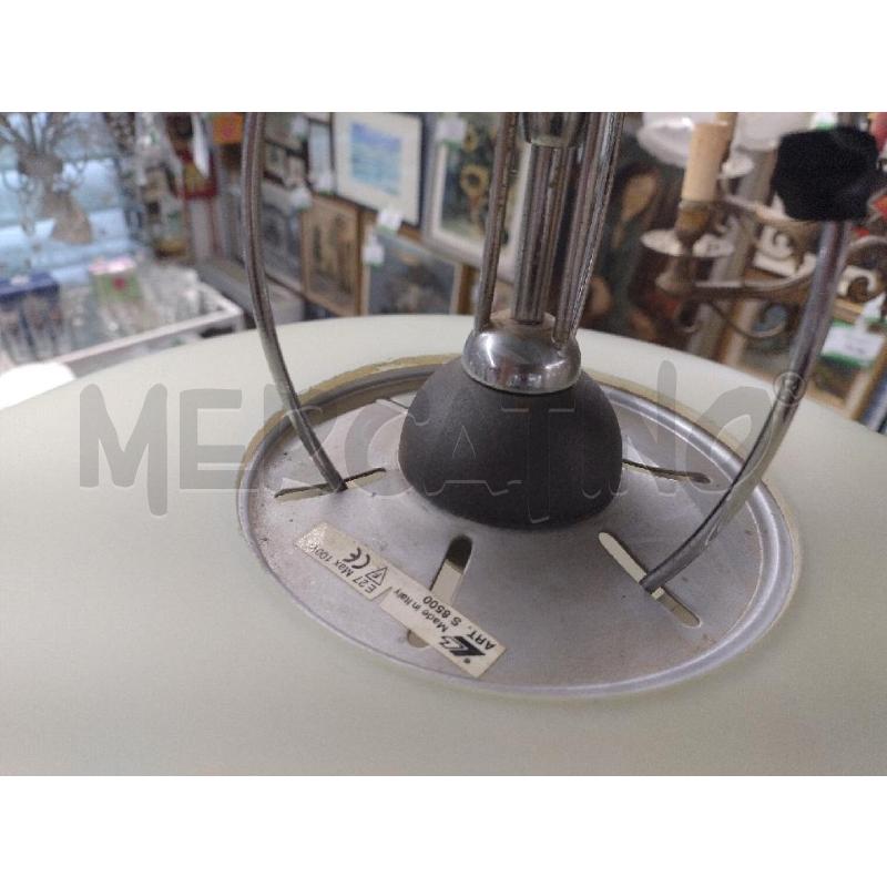 LAMPADARIO LL ART 8500 PALLA VETRO BIANCO | Mercatino dell'Usato Sandigliano 3