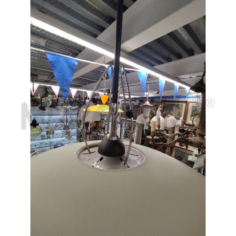 LAMPADARIO LL ART 8500 PALLA VETRO BIANCO | Mercatino dell'Usato Sandigliano 4