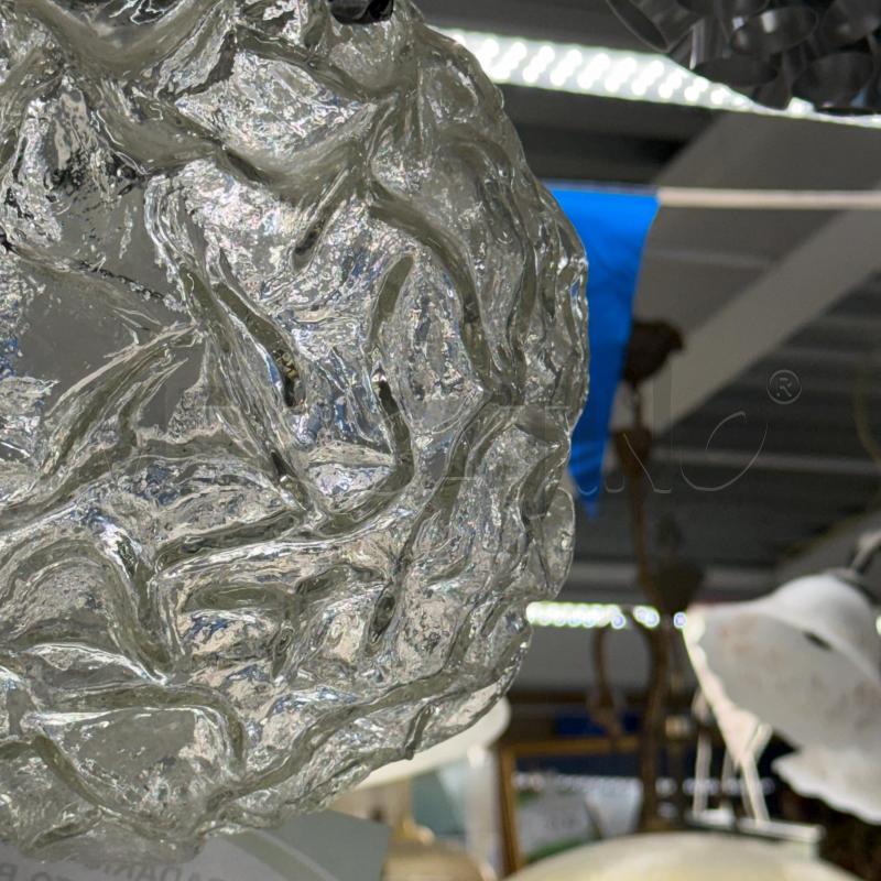 LAMPADARIO SPACE AGE VETRO SOFFIATO BUGNATO | Mercatino dell'Usato Sandigliano 4