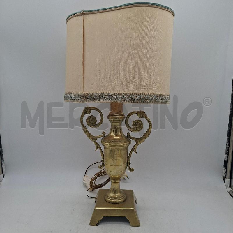 LAMPADA OTTONE DOPPIO MANICO ANTIQUARIATO | Mercatino dell'Usato Sandigliano 1