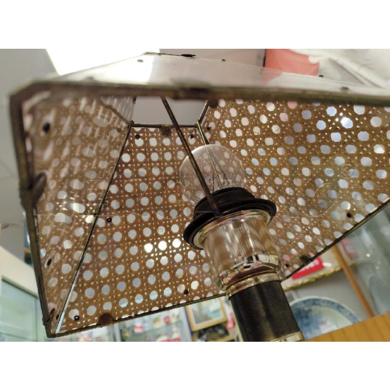 LAMPADE COPPIA ANNI 60 RATTAN  | Mercatino dell'Usato Sandigliano 3