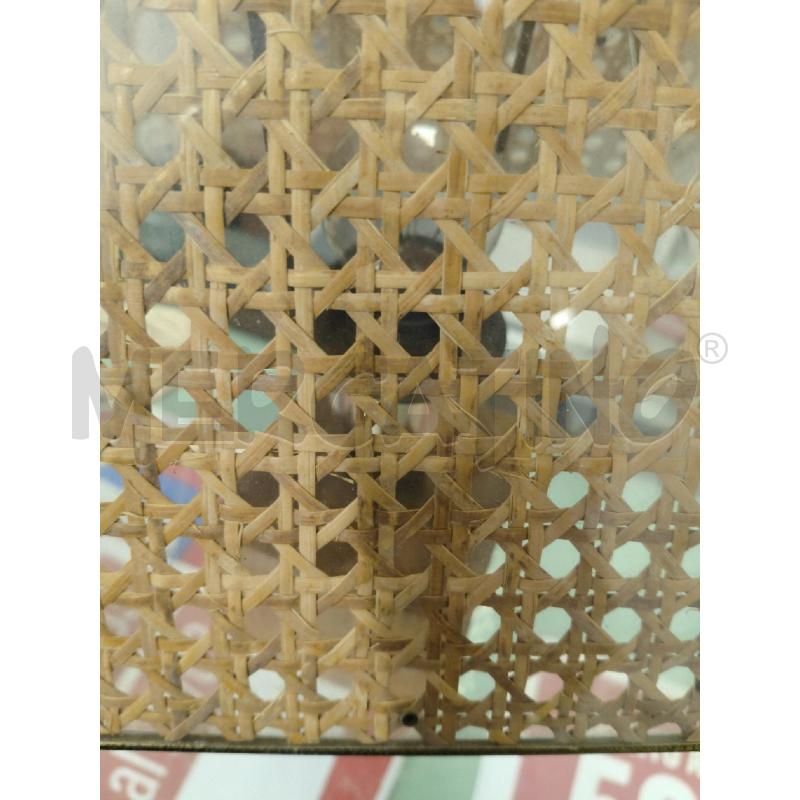 LAMPADE COPPIA ANNI 60 RATTAN  | Mercatino dell'Usato Sandigliano 4