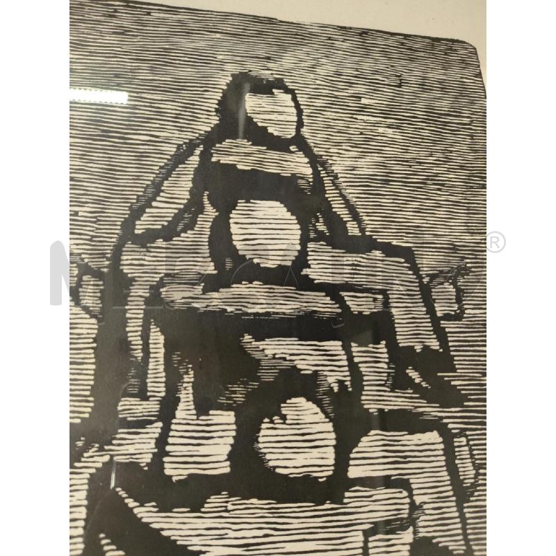 LITOGRAFIA FIGURE MINO MACCARI  | Mercatino dell'Usato Sandigliano 4
