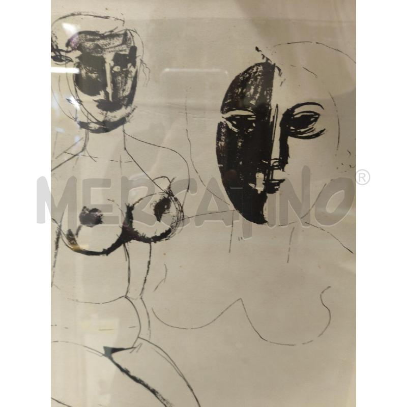 LITOGRAFIA NUDO DONNA BRUNO CASSINARI | Mercatino dell'Usato Sandigliano 4