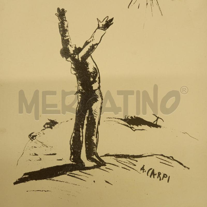 LITOGRAFIA UOMO PROVA D'ARTISTA ALDO CARPI  | Mercatino dell'Usato Sandigliano 2