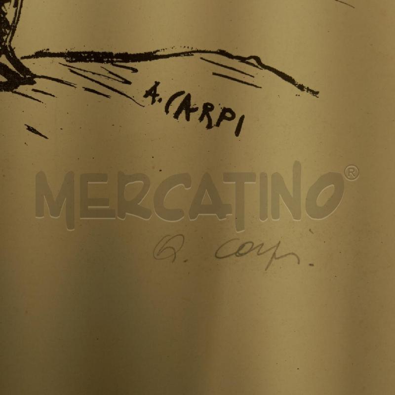LITOGRAFIA UOMO PROVA D'ARTISTA ALDO CARPI  | Mercatino dell'Usato Sandigliano 3