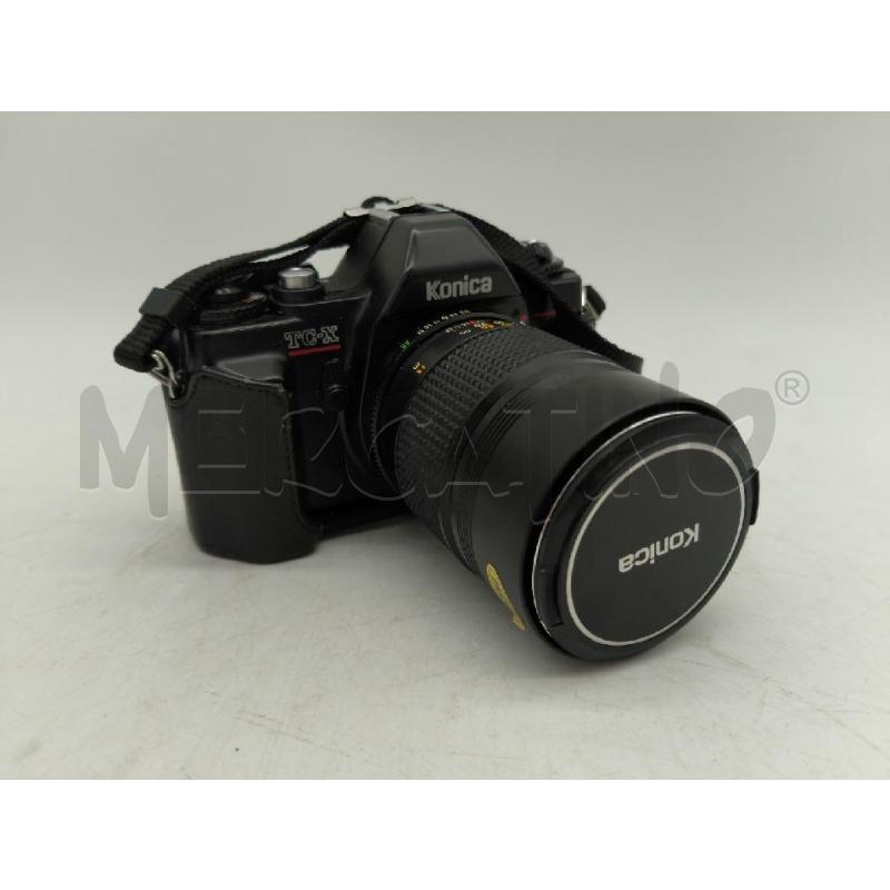 MACCHINA FOTOGRAFICA KONICA TC-X + OBBIETTIVO KONICA 135 MM | Mercatino dell'Usato Sandigliano 1