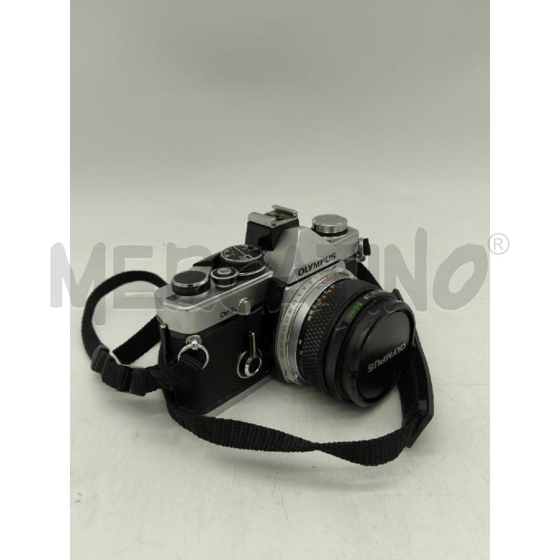 MACCHINA FOTOGRAFICA OLYMPUS OM-2N + OBBIETTIVO OLYMPUS 50 MM  | Mercatino dell'Usato Sandigliano 1