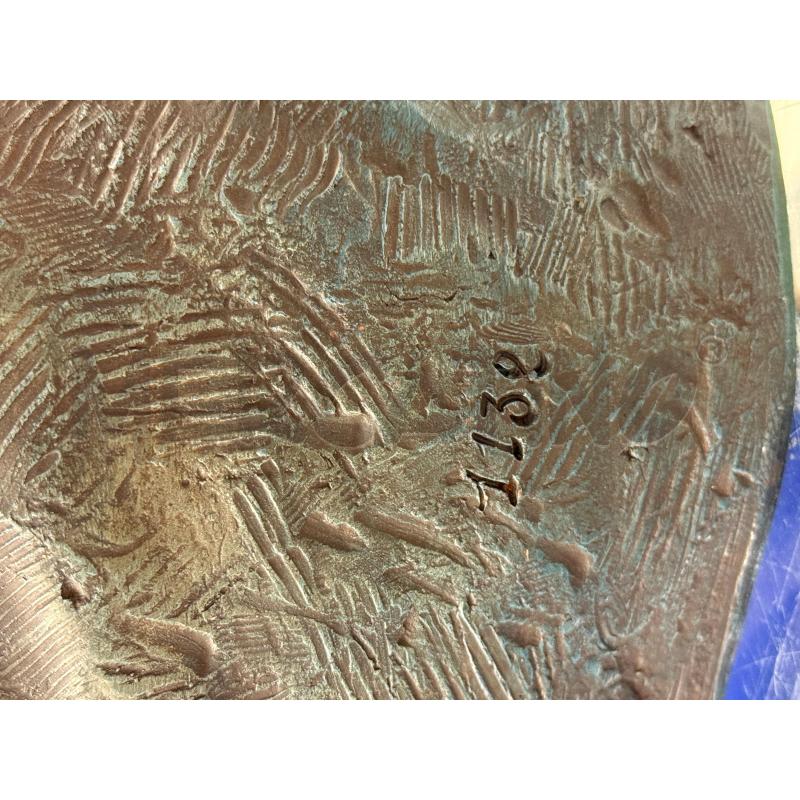 MEZZO BUSTO TERRACOTTA ANZIANA BRACCIA CONSERTE FIRMATO | Mercatino dell'Usato Sandigliano 4