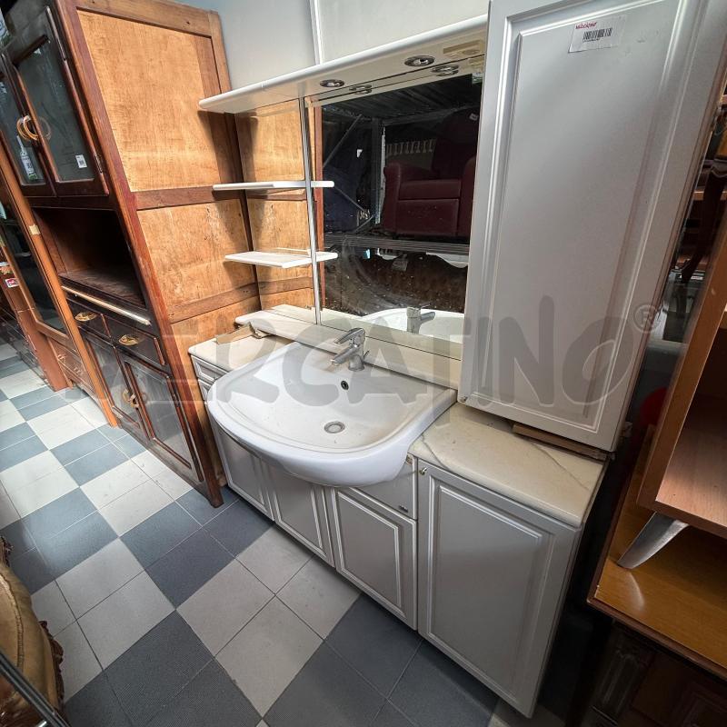 MOBILE BAGNO BIANCO CON MARMO | Mercatino dell'Usato Sandigliano 2