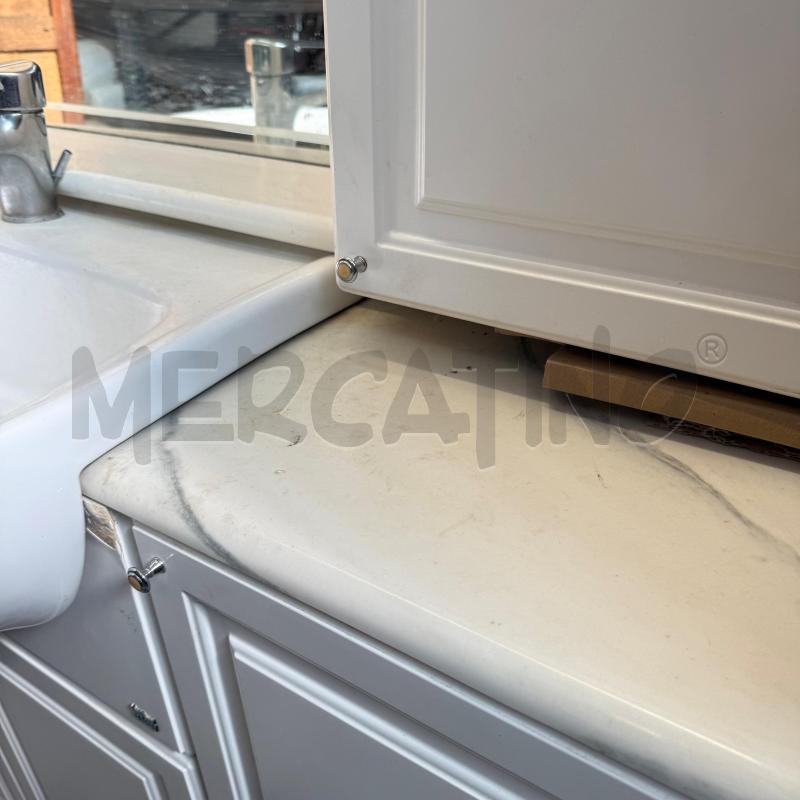 MOBILE BAGNO BIANCO CON MARMO | Mercatino dell'Usato Sandigliano 4