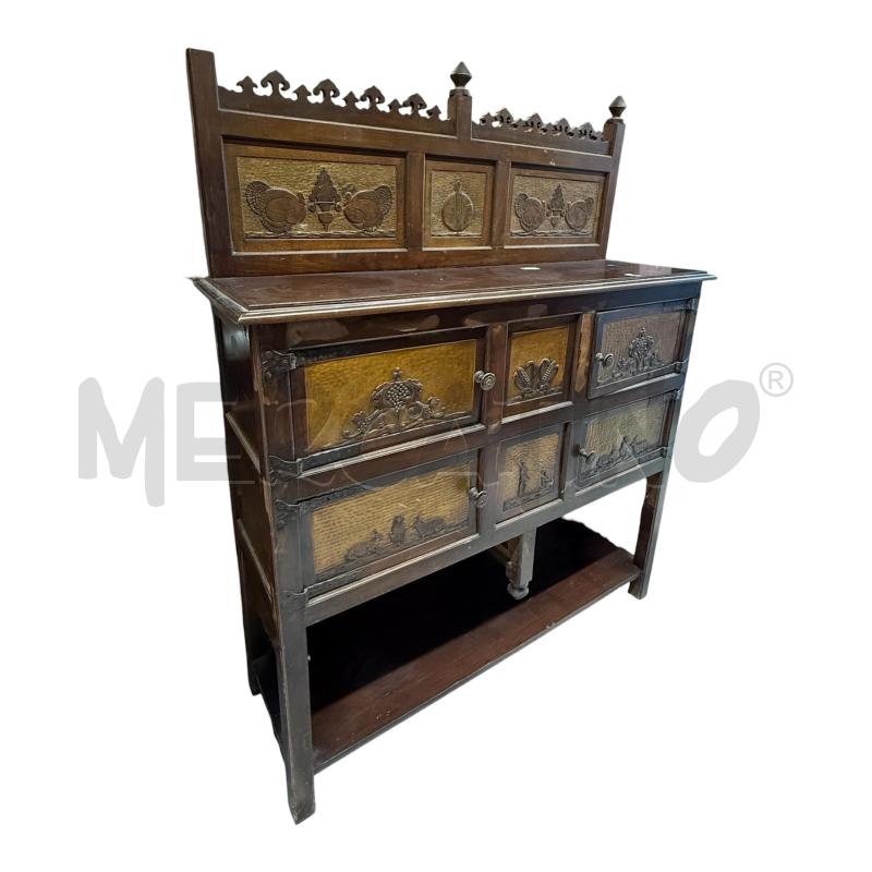 MOBILE BUFFET ETNICO INTARSIATO | Mercatino dell'Usato Sandigliano 1