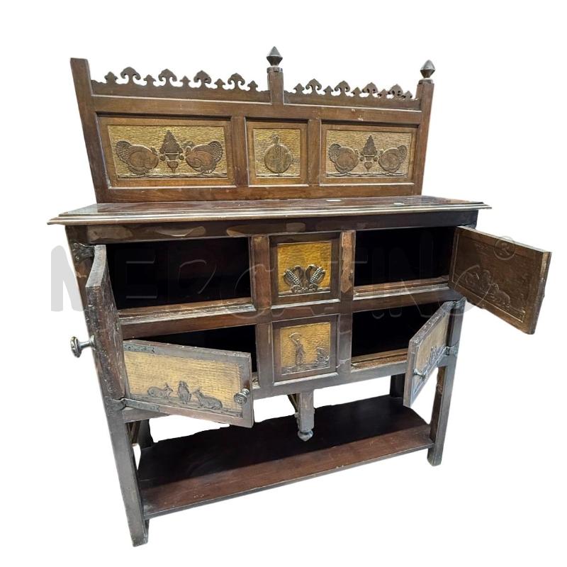 MOBILE BUFFET ETNICO INTARSIATO | Mercatino dell'Usato Sandigliano 3
