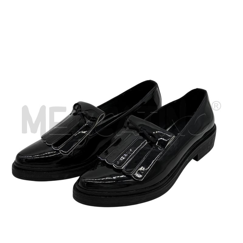 MOCASSINI D.36 ARMANI JEANS NERI VERNICE | Mercatino dell'Usato Sandigliano 1