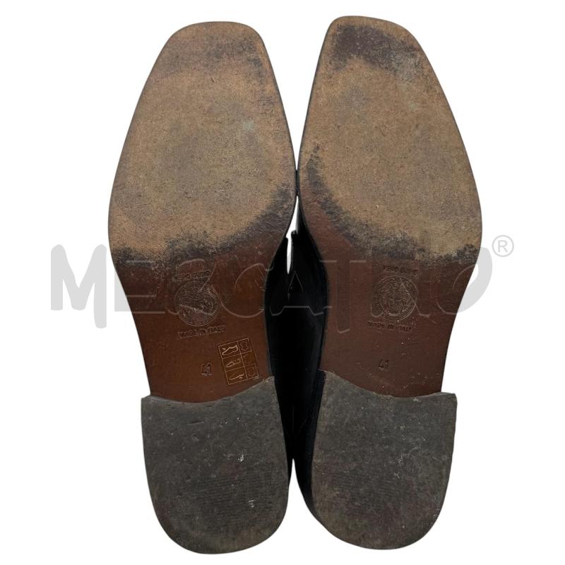 MOCASSINI PELLE U.VERSACE NERI 41 | Mercatino dell'Usato Sandigliano 5