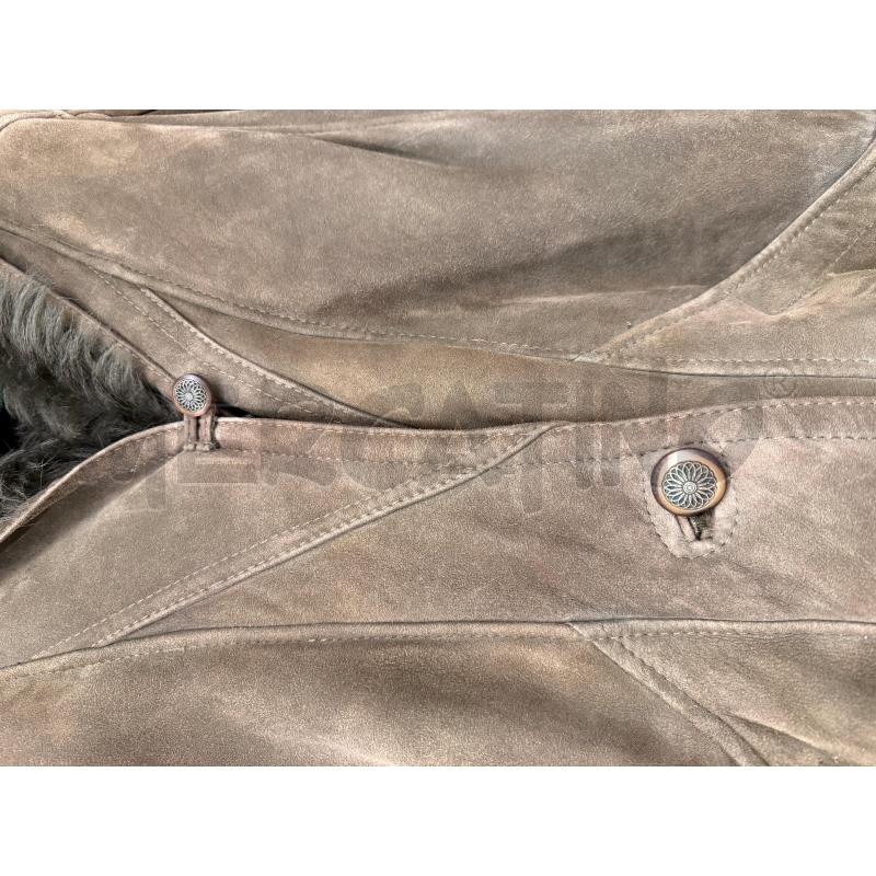 MONTONE D.SHEARLING M/L VERDE PELO | Mercatino dell'Usato Sandigliano 4