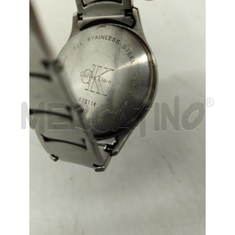 OROLOGIO CK K26111 TONDO CINT ACCIAIO | Mercatino dell'Usato Sandigliano 3