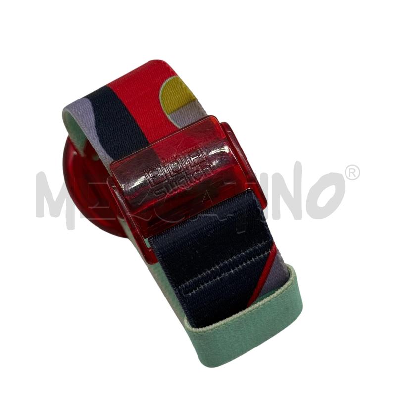 OROLOGIO SWATCH POP AG 1991 CINT ROSSO VERDE | Mercatino dell'Usato Sandigliano 3