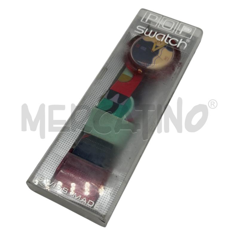 OROLOGIO SWATCH POP AG 1991 CINT ROSSO VERDE | Mercatino dell'Usato Sandigliano 5