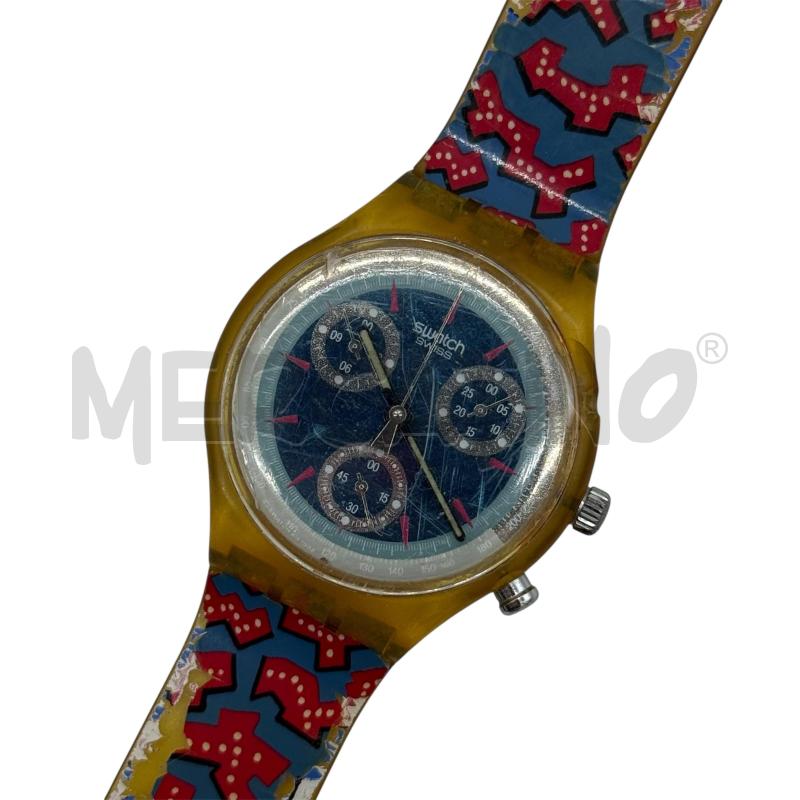 OROLOGIO SWATCH SWISS BLU ROSSO  | Mercatino dell'Usato Sandigliano 1