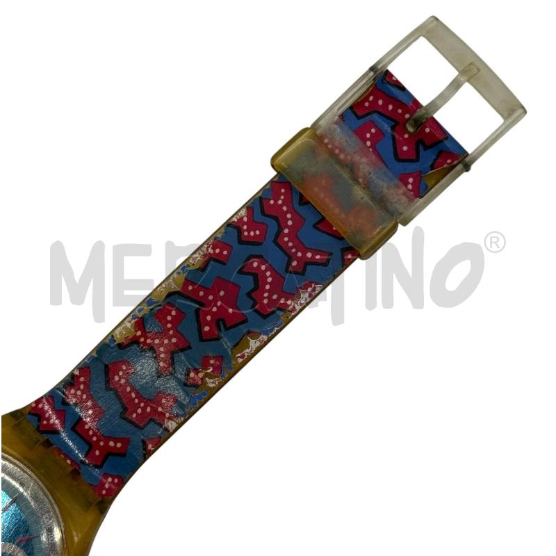 OROLOGIO SWATCH SWISS BLU ROSSO  | Mercatino dell'Usato Sandigliano 3