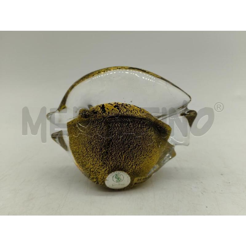 PESCE VETRO MURANO 24 CARAT GOLD | Mercatino dell'Usato Sandigliano 1
