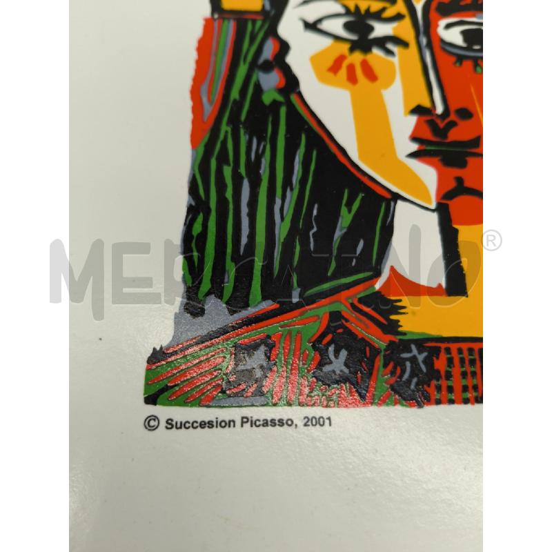 PIASTRELLA PICASSO DONNA CON CAPPELLO | Mercatino dell'Usato Sandigliano 4
