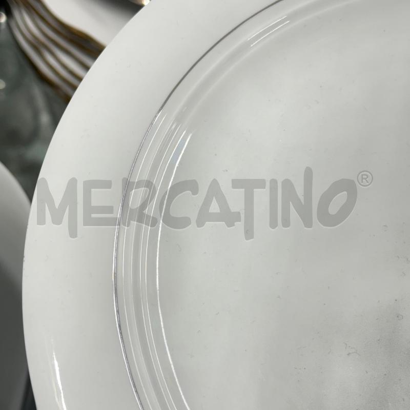 PIATTI PZ. 44 TOGNANA BORDO ARGENTATO | Mercatino dell'Usato Sandigliano 4