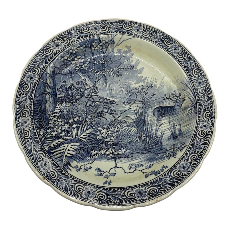 PIATTO DELFT CACCIA 40CM | Mercatino dell'Usato Sandigliano 2