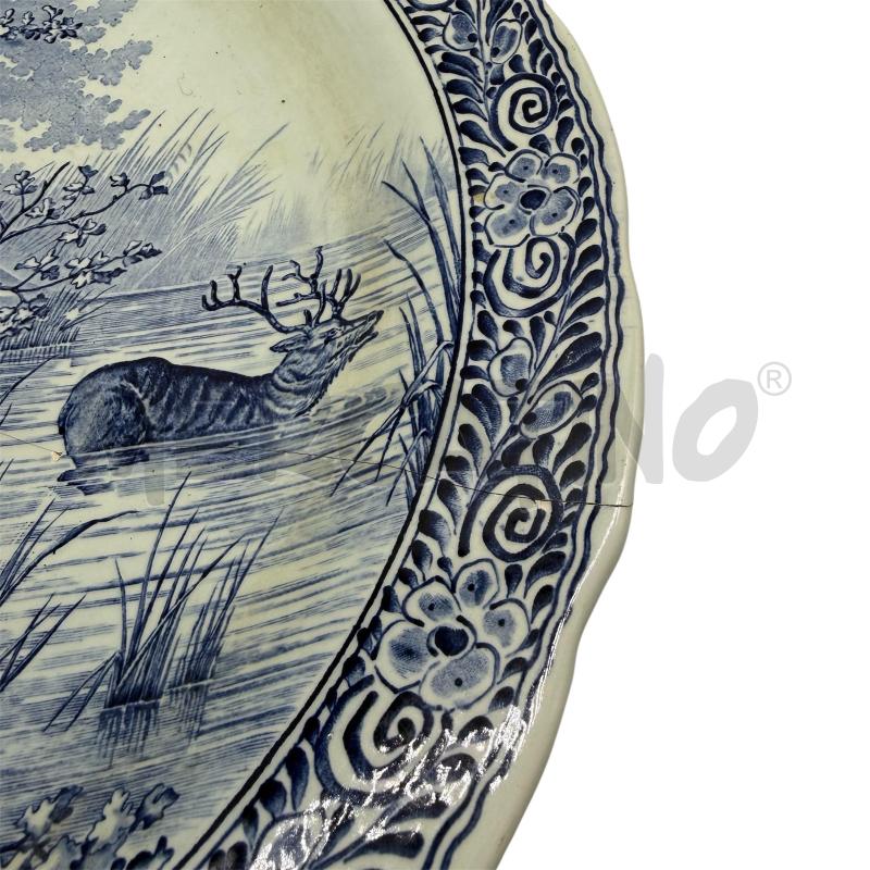 PIATTO DELFT CACCIA 40CM | Mercatino dell'Usato Sandigliano 3